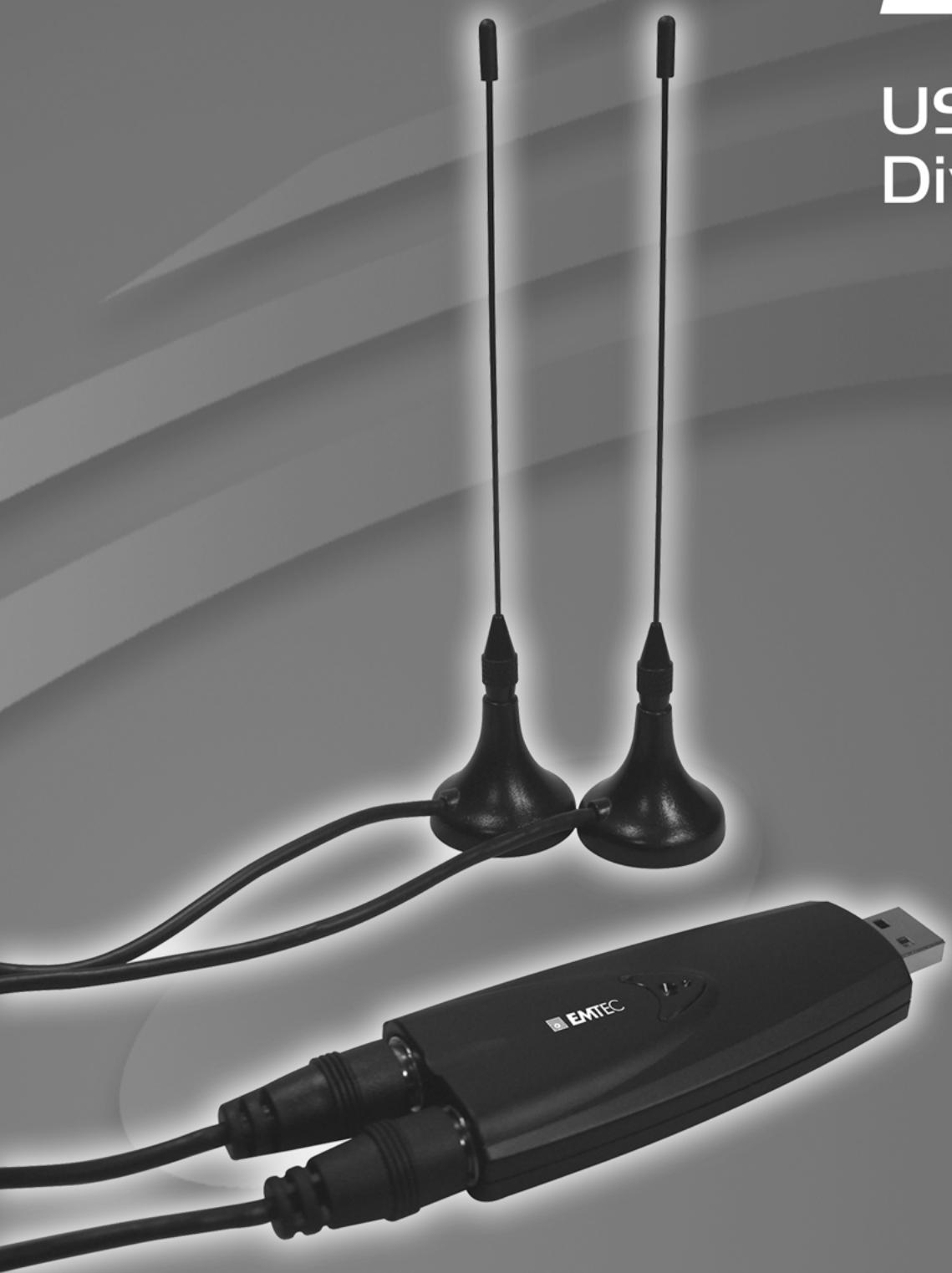 EMTEC TUNER TNT DIVERSITY USB S830 - USB - DVBT Diversity - 1