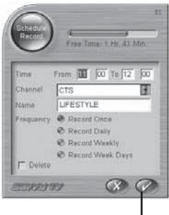 EMTEC TUNER TNT S825 - Scheduled Recording - 2