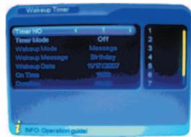EMTEC TUNER TNT S885 - Wakeup Time (hora descentador) - 2