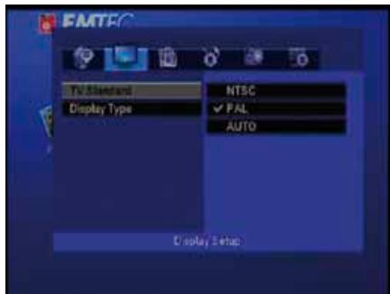 EMTEC HDD MOVIE CUBE THEATER T750 - Configuration d'affichage - 1