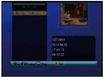 EMTEC HDD MOVIE CUBE THEATER T750 - *Mes enregistements (Uniquement pour les modèles T800/T800x) - 1