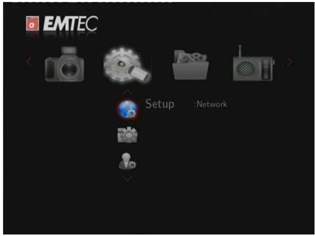 EMTEC LECTEUR MULTIMDIA N200 - Menu de configuration - 1