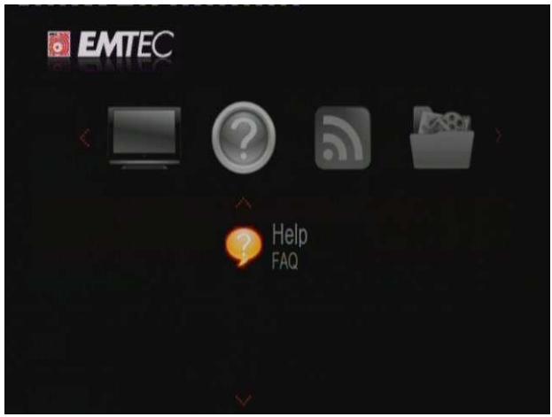 EMTEC MOVIE CUBE V800H - Fonction Aide - 1