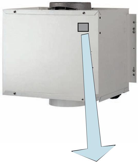 ROBLIN CONFORT 800 - Typeplaatje van de afzuigkap - 1