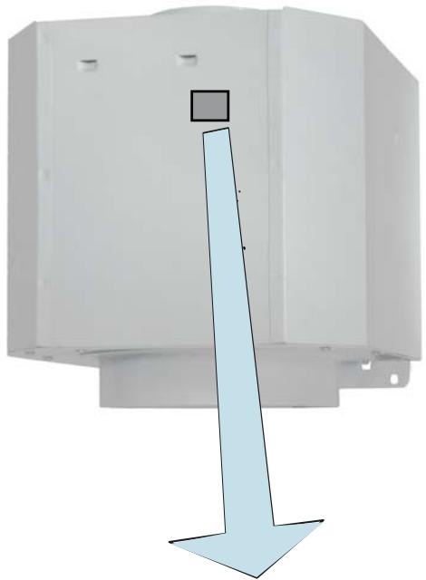 ROBLIN CONFORT 800 - Typeplaatje van de afzuigkap - 1