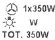 ROBLIN CONFORT 800 - Rating plate of the cookerhood - 4
