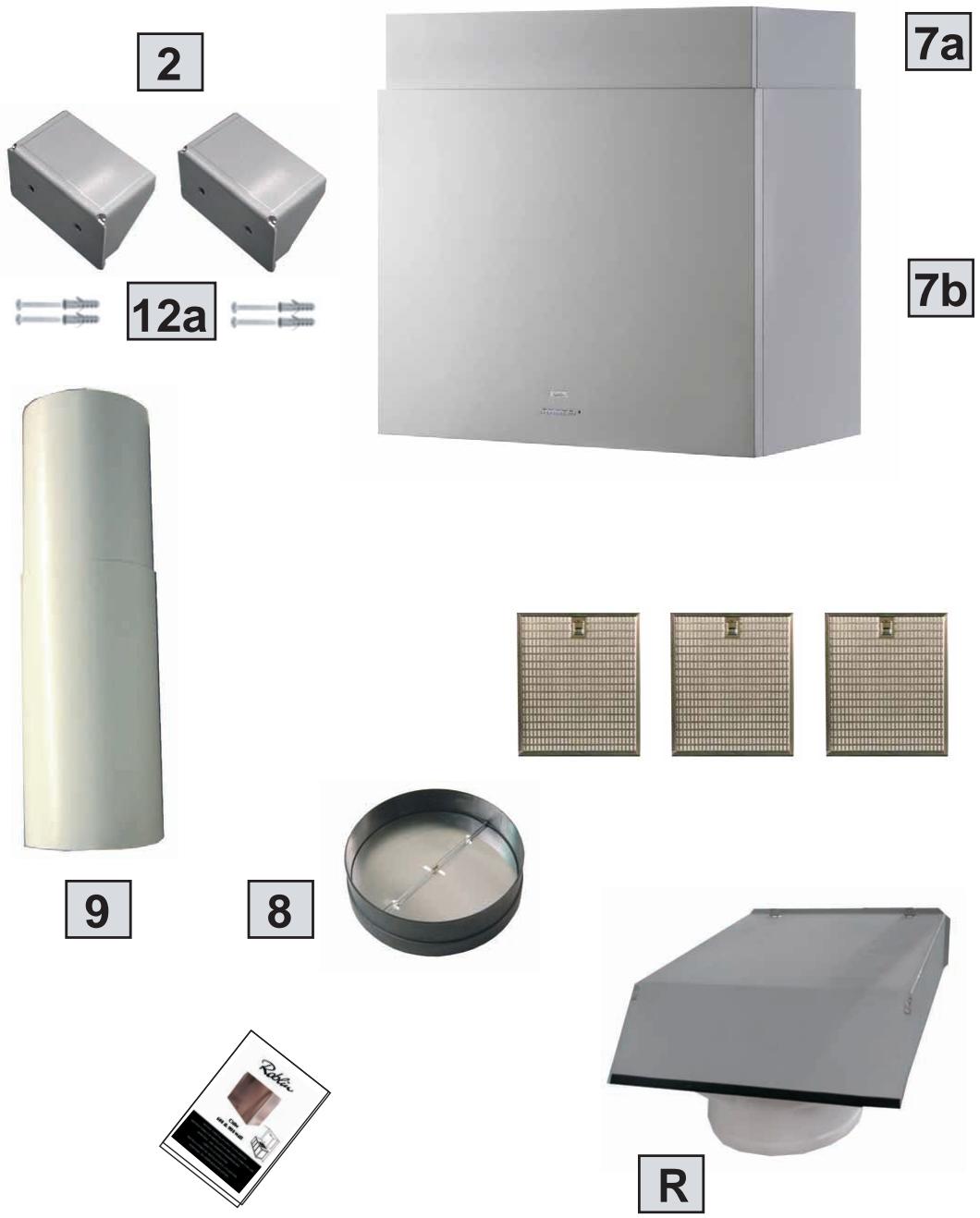 ROBLIN CUBE 900 MURALE - UK ELECTRICAL CONNECTION ELECTRICAL REQUIREMENTS - 5