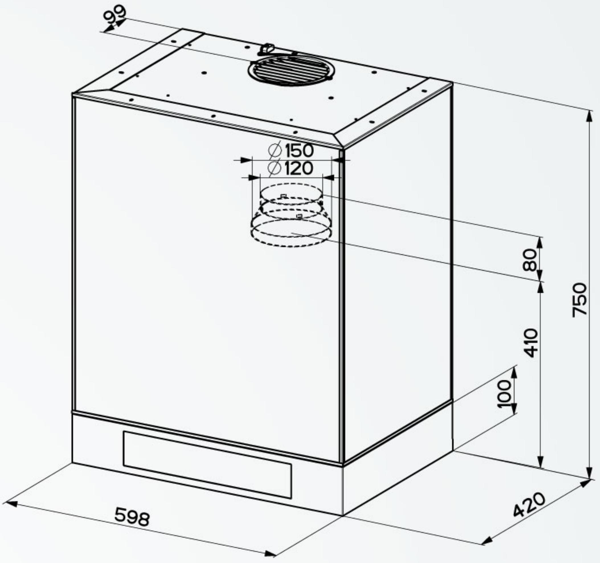 ROBLIN ICE CUBE 600 MURALE - 1
