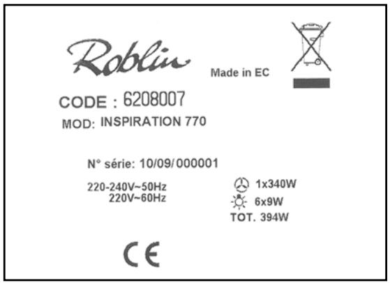 ROBLIN INSPIRATION 770 - Remarques - 2