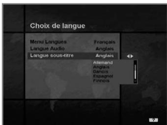 HUMAX CR-FOX - Langue audio - 1