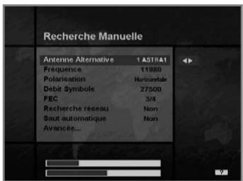 HUMAX CR-FOX - - Menu services trouvés - 1