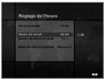 HUMAX CR-FOX - Décalage de l'heure - 1