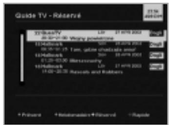 HUMAX CRCI-5500 - Mode Hebdomadaire - 1