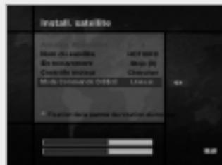 HUMAX F1-5000 - Recherche de position initiale du satellite - 1