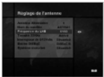 HUMAX F1-5000 - Nom du satellite - 1