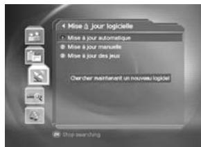 HUMAX F2-1002 - Si vous utilisez l'option de mise à jour automatique - 1