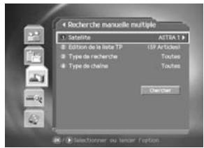 HUMAX F2-1002 - Recherche manuelle multiple - 1