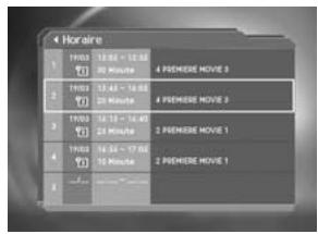 HUMAX F2-1002 - Horaire - 1