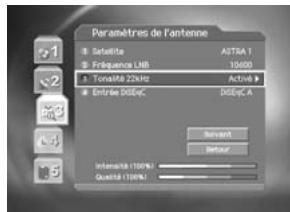 HUMAX F2-1002 - Paramètres de l'antenne - 3