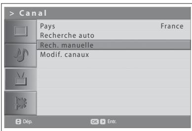 HUMAX LGB-19DXT - Recherche manuelle des canaux analogiques - 1