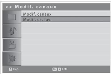 HUMAX LGB-19DXT - Modification des canaux numériques favoris - 2
