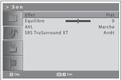 HUMAX LGB-19DXT - Configuration de l'effet sonore - 1