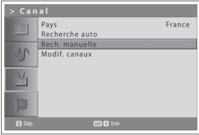 HUMAX LGB-19DXT - Recherche manuelle des canaux numériques - 1