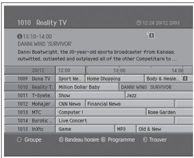 HUMAX LGB-19DXT - Affichage avec le bandeau hora - 1