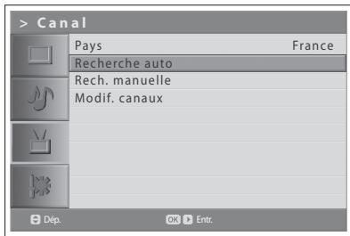 HUMAX LGB-19DXT - Recherche automatique des canaux analogiques - 1