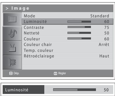 HUMAX LGB-19DXT - Personnalisation des paramètres d'image - 1