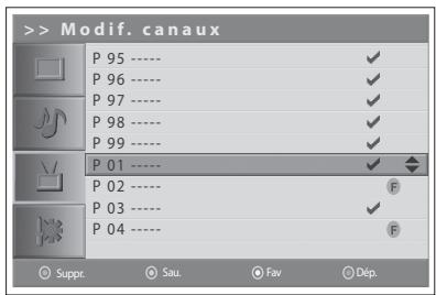 HUMAX LGB-19DXT - Modification des canaux analogiques - 2
