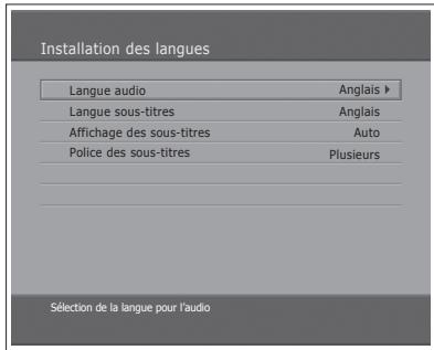 HUMAX LGB-19DXT - Langue audio/sous-titres - 1