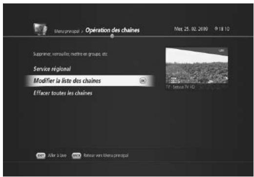 HUMAX TN-5000HD - Liste des chaînes - 1
