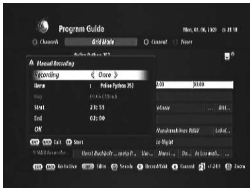 HUMAX TN-5000HD - Guide des programmes - 1
