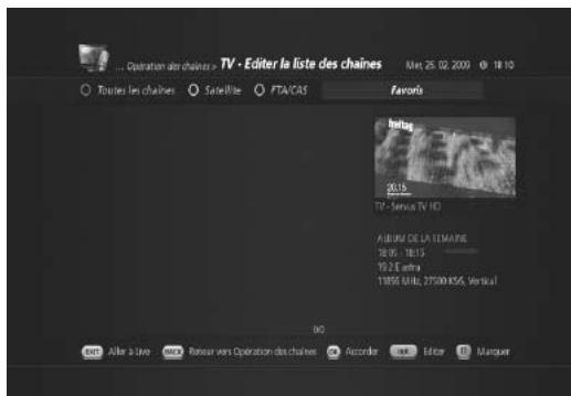 HUMAX TN-5000HD - Liste des chaînes - 3
