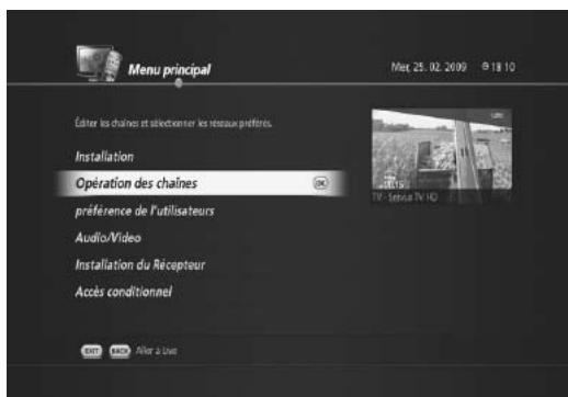 HUMAX TN-5000HD - Groupes de chaînes préférentielles - 1