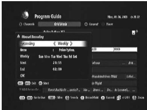 HUMAX TN-5000HD - Guide des programmes - 3