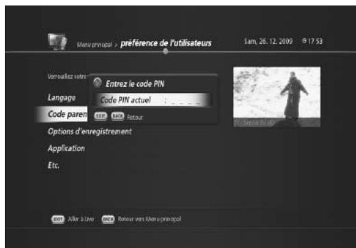 HUMAX TN-5000HD - Verrouillage parental - 3
