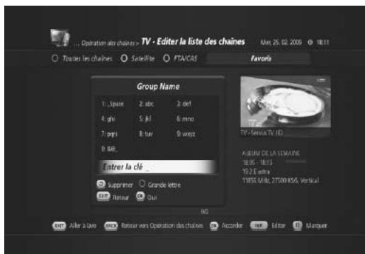HUMAX TN-5000HD - Listes des chaînes - 2