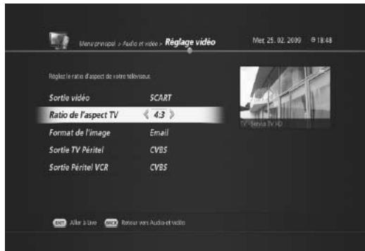 HUMAX TN-5000HD - Préférences - 2