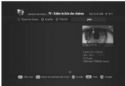 HUMAX TN-5000HD - Listes des chaînes - 3