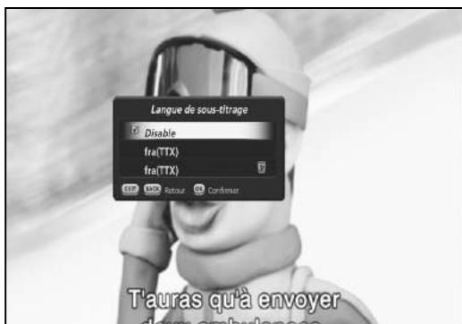 HUMAX TN-5000HD - Sous-titrage - 1