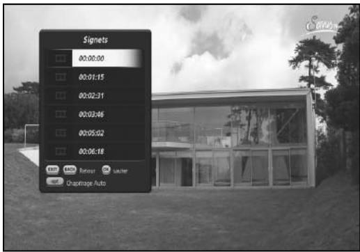 HUMAX TN-5000HD - Lecture de favoris - Fonction d'auto-chapitrage - 1