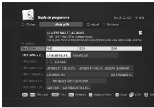 HUMAX TN-5000HD - Fonction de recherche des informations de programmation - 1