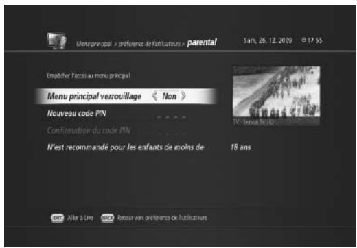 HUMAX TN-5000HD - Préférences - 1