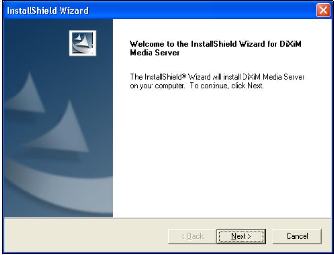 ZYXEL DMA-1000 - Installazione del software Media Server - 4