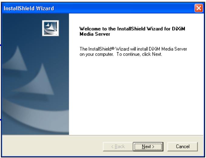 ZYXEL DMA-1000 - Install the Media Server Software - 5
