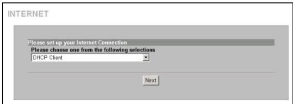 ZYXEL G-4100 - Assistant de connexion à l'Internet - 1