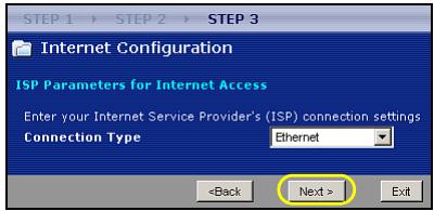 ZYXEL NBG-417N - Scelta di un tipo di connessione. - 2