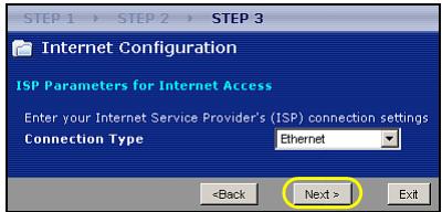 ZYXEL NBG-417N - Elegir un tipo de connexion - 2